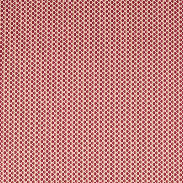 Seymour Spot Crimson Fabric by Zoffany