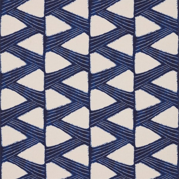 Kanoko Indigo Fabric by Zoffany