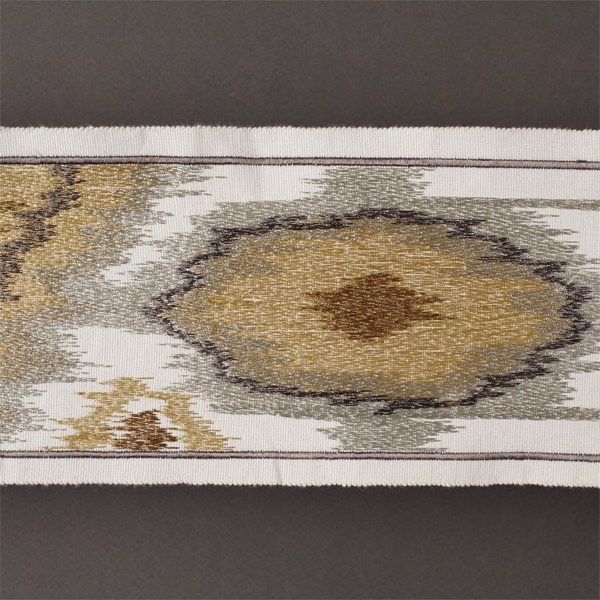 Ikat Braid Gold/Silver Trimmings by Zoffany