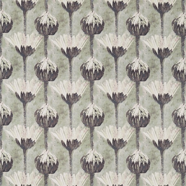 Marketa Green Stone Fabric by Zoffany