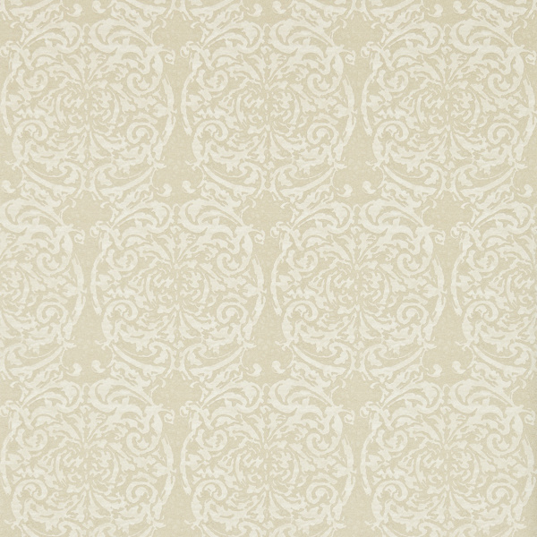 Tespi Soft Gold/ Cream Wallpaper by Zoffany
