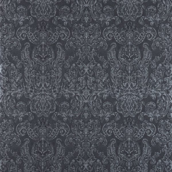 Brocatello Anthracite Wallpaper by Zoffany