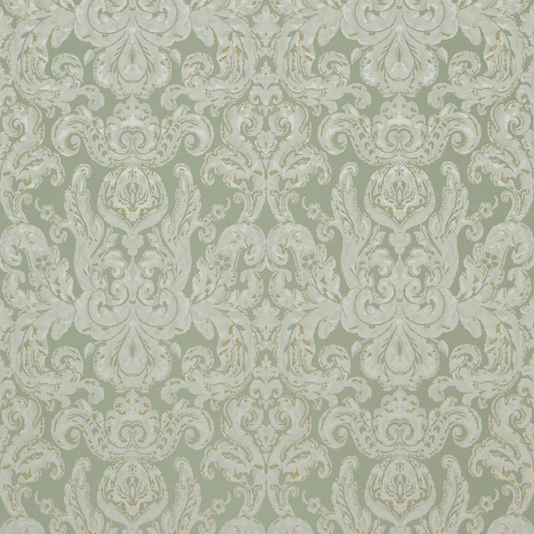 Brocatello Nuovo Sea Green Fabric by Zoffany
