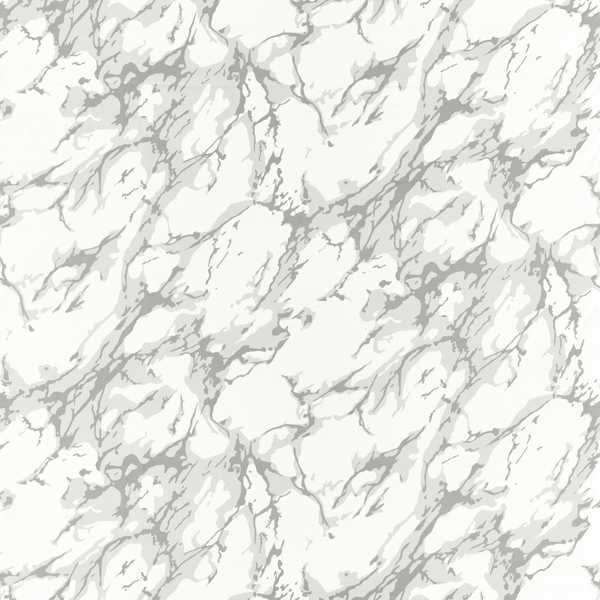 French Marble Empire grey / Perfect White Fabric by Zoffany