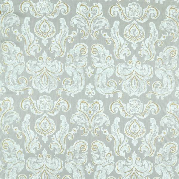Brocatello Impasto Silver Fabric by Zoffany