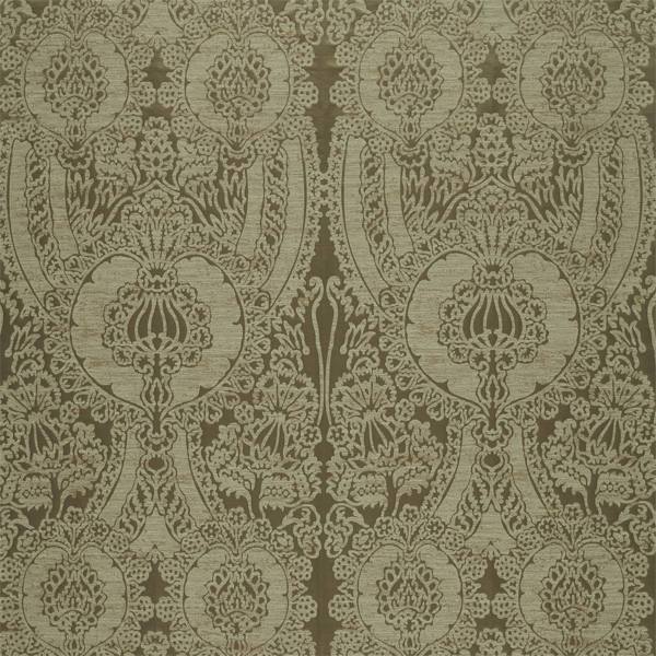 Capodimonte Weave Olivine Fabric by Zoffany