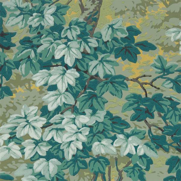Richmond Park Evergreen Wallpaper by Zoffany