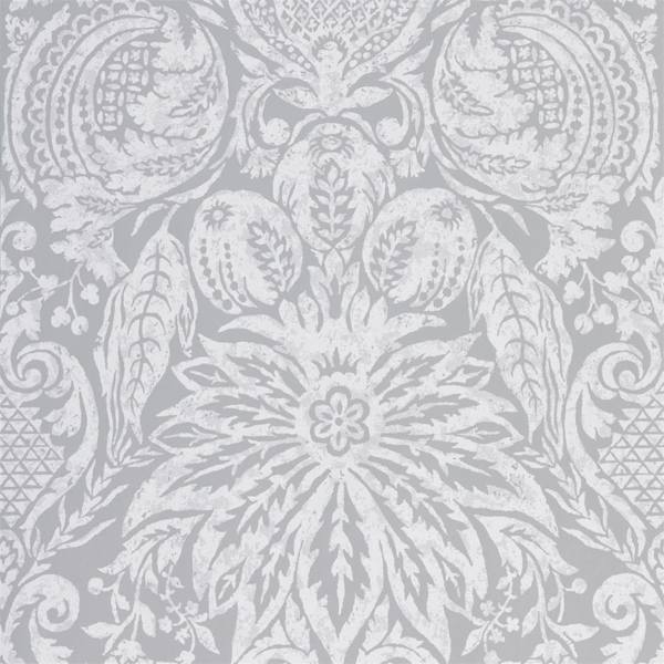 Mitford Damask Empire Grey Wallpaper by Zoffany