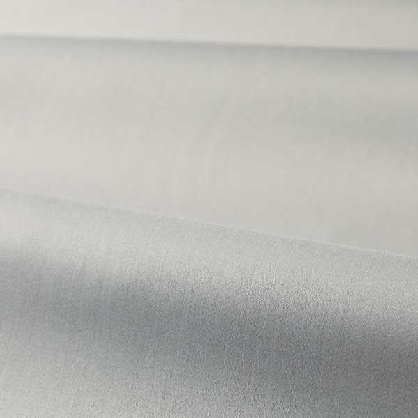 Zoffany Wool Satin Platinum Grey Fabric by Zoffany