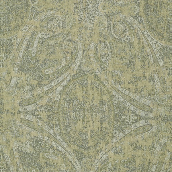 Elswick Paisley Moss Fabric by Zoffany