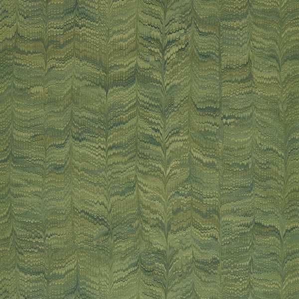 Jaipur Plain Deep Moss Wallpaper by Zoffany