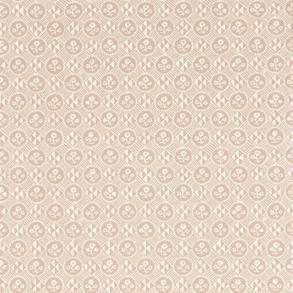 Diamonds & Flowers Tuscan Pink Wallpaper by Zoffany