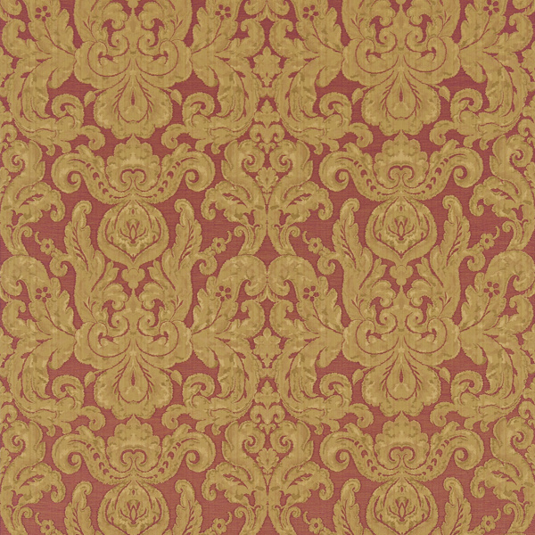 Brocatello Red Fabric by Zoffany