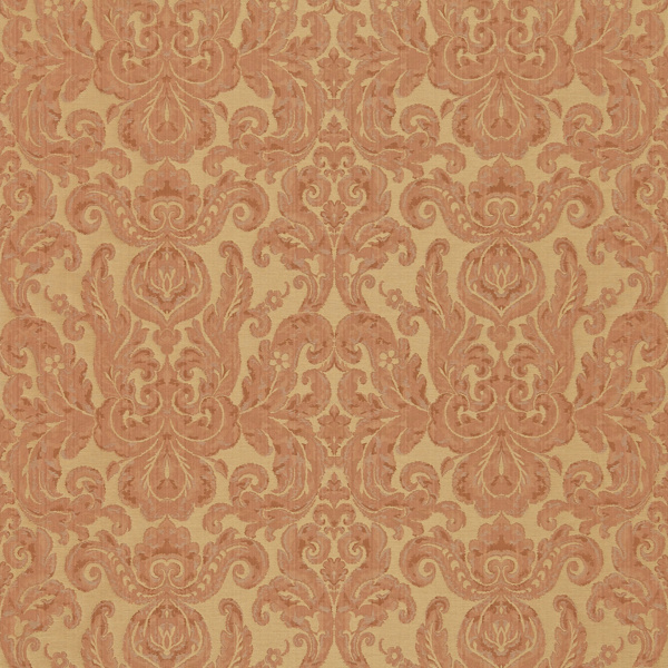 Brocatello Terracotta Fabric by Zoffany