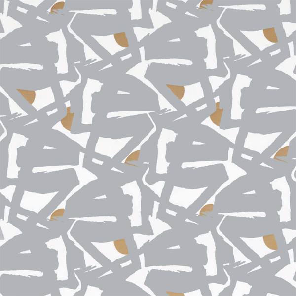 Rakugaki Quartz Grey Fabric by Zoffany