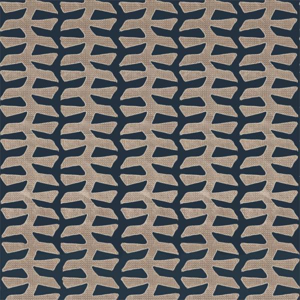 Verdi Applique Applique Gargoyle Fabric by Zoffany
