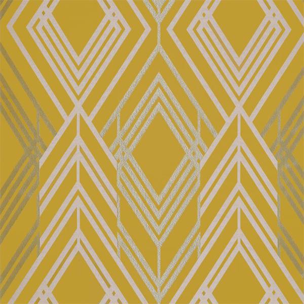Geometrica Tigers Eye Fabric by Zoffany