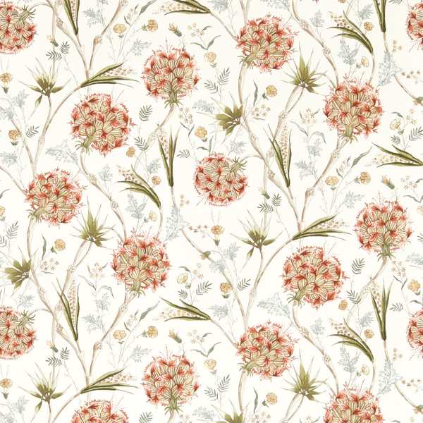 Wallichi Russet/Olive Wallpaper by Zoffany