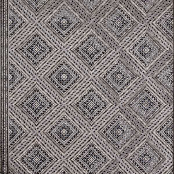 Marquetry Trellis Slate Wallpaper by Zoffany