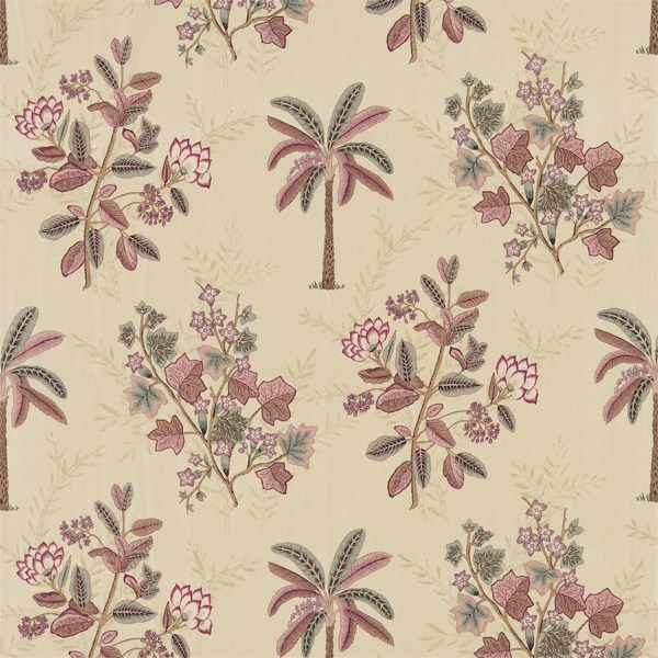 Palme Moss/Pink Fabric by Zoffany