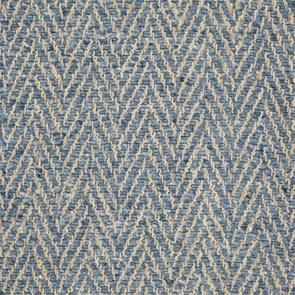 Banyan Soft Blue Fabric by Zoffany