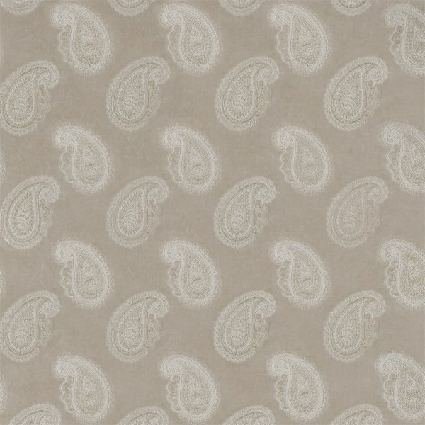 Orissa Velvet Pale Linen Fabric by Zoffany