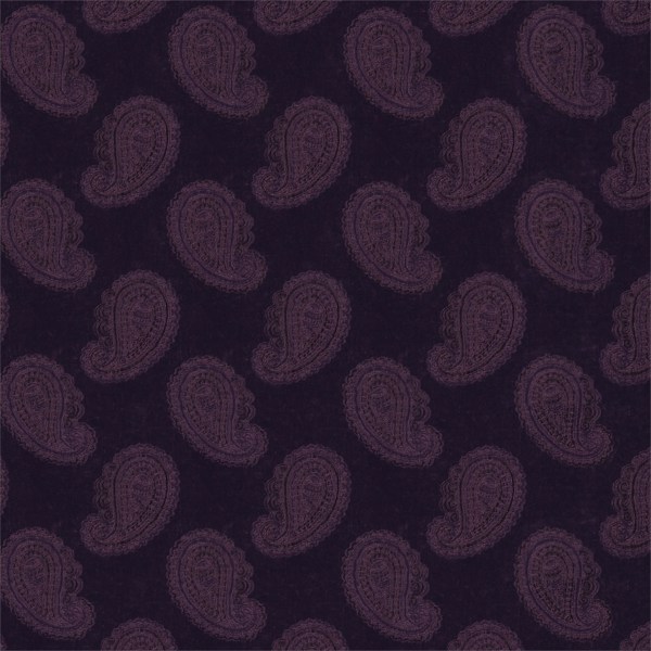 Orissa Velvet Fig Fabric by Zoffany