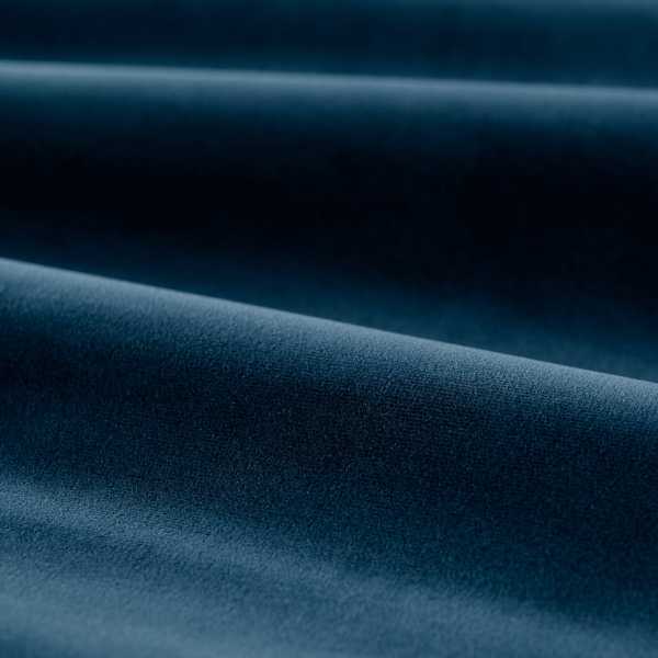 Cotton Velvet Performance Mazarine Blue Fabric by Zoffany