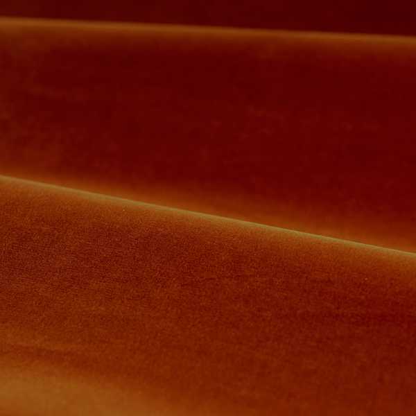 Cotton Velvet Performance Terracotta Fabric by Zoffany