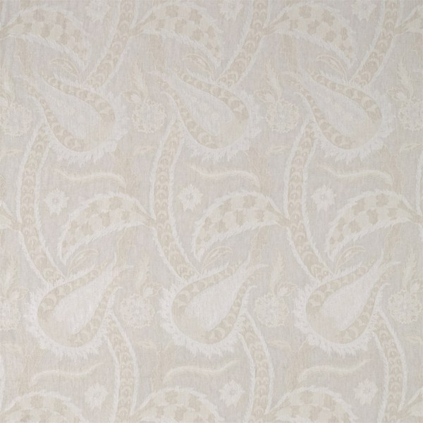 Oberon White Opal Fabric by Zoffany