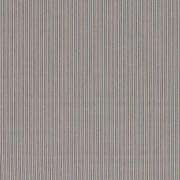 Apron Stripe Stone/Denim Fabric by Zoffany