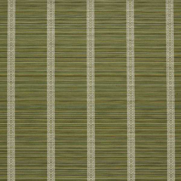 Bellagio Stripe Evergreen Fabric by Zoffany