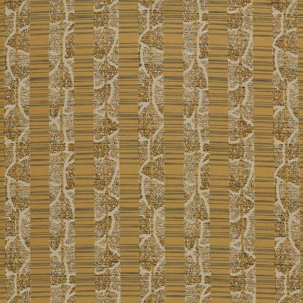 Kyoto Stripe Silk Yellow Fabric by Zoffany