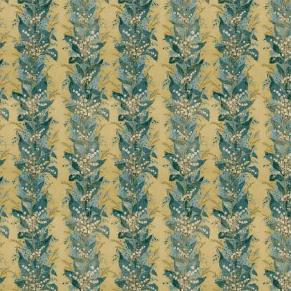 Lily Stripe Tuscan Yellow Fabric by Zoffany