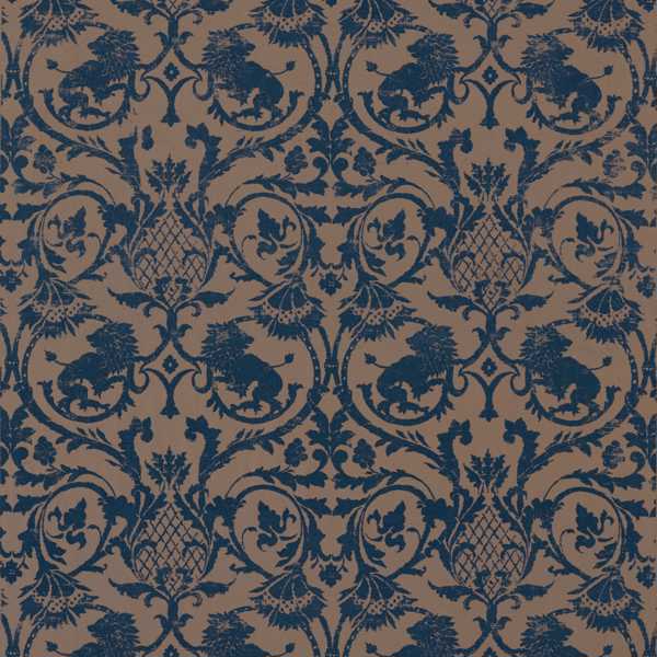 Landseer Prussian Blue Fabric by Zoffany