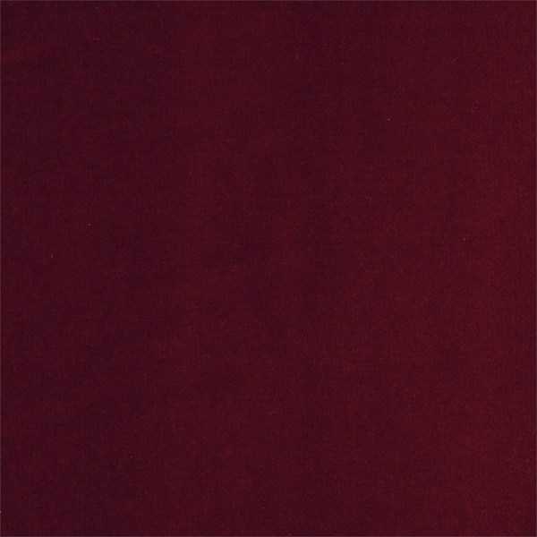 Quartz Velvets Red Fabric by Zoffany