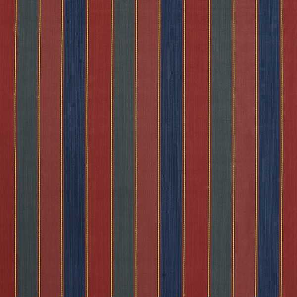 Anatolian Stripe Madder/Indigo Fabric by Zoffany