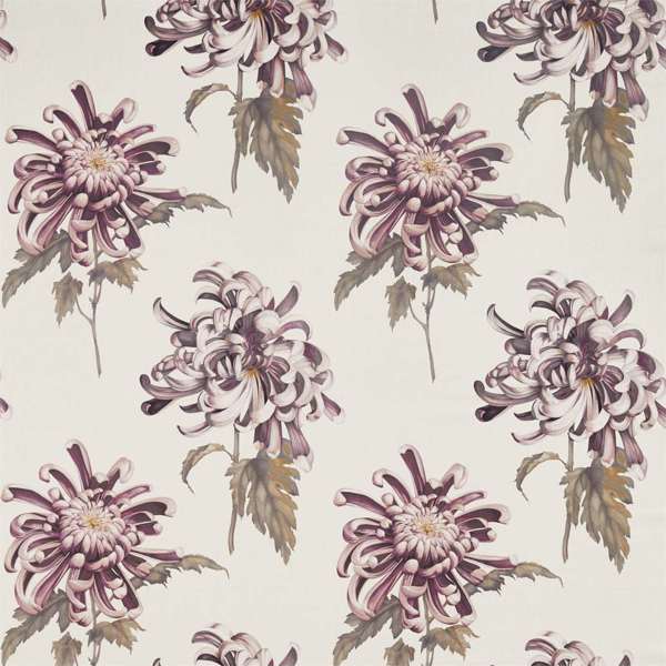 Evelyn Rose Quartz/Linen Fabric by Zoffany