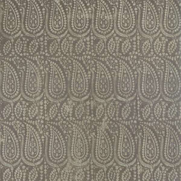 Folies Logwood Grey Fabric by Zoffany