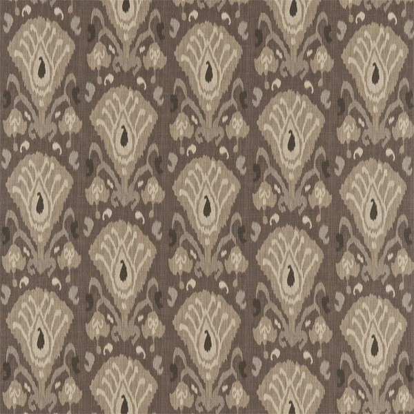 Annapurna Taupe/Chocolate Fabric by Zoffany