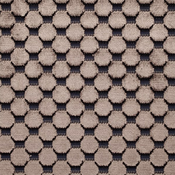 Tespi Spot Indigo/Taupe Fabric by Zoffany
