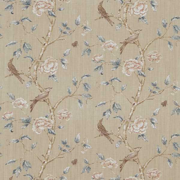 Woodville White Clay Fabric by Zoffany